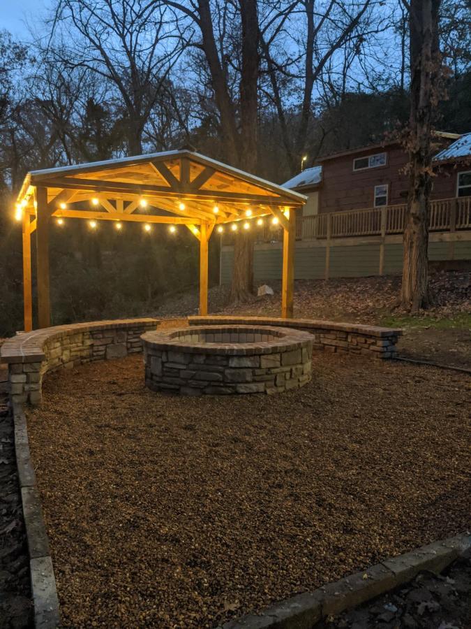 שאטאנוגה Eden Cabin Forested Tiny Home On Lookout Mtn מראה חיצוני תמונה
