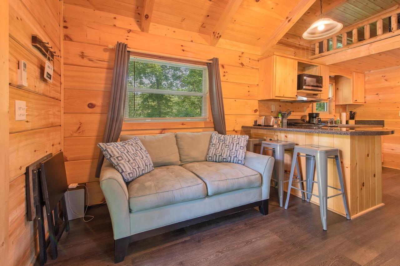 שאטאנוגה Eden Cabin Forested Tiny Home On Lookout Mtn מראה חיצוני תמונה