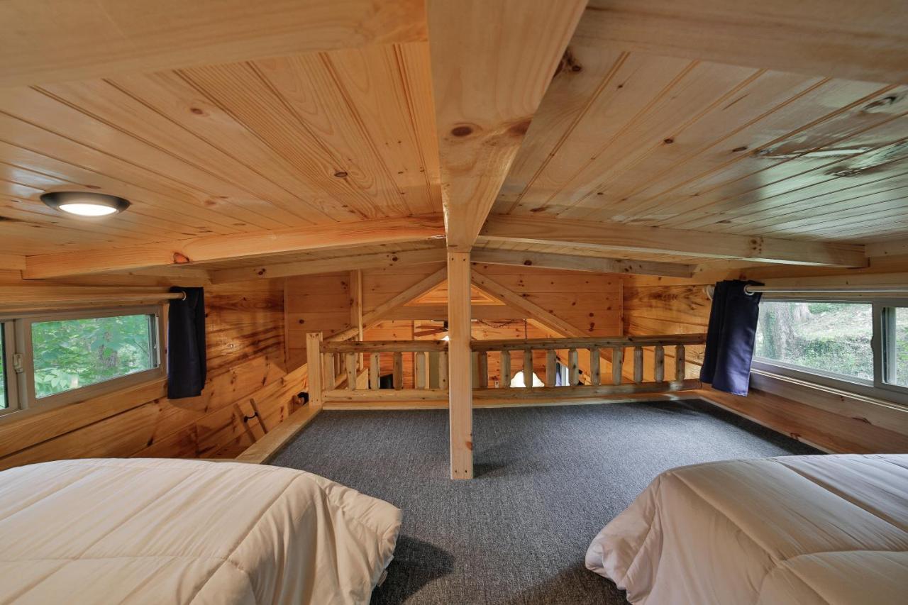 שאטאנוגה Eden Cabin Forested Tiny Home On Lookout Mtn מראה חיצוני תמונה